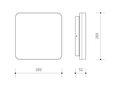 PN31400009 VERONA SQUARE bílá stropní svít. LED max.23,5W, max.2350lm, 3000-6000K, IP54, hranaté 3