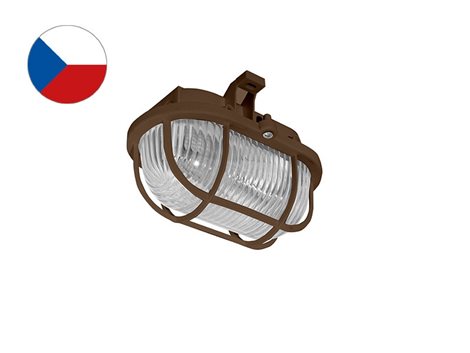 SOP-60/H OVAL 60 PLAST hnědý 2