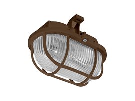 SOP-60/H OVAL 60 PLAST hnědý