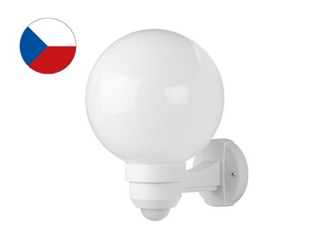 ZOM-S-20/B Svítidlo PARK S, senzor, 60W, bílá, mléčná koule 2