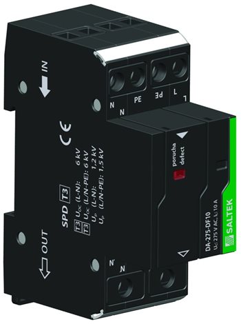 DA-275-DF10 přepěťová ochrana s vf filtrem 10A SPD typu 3