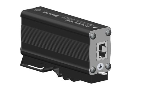 DL-1G-RJ45-PoE-AB Přepěťová ochrana pro Ethernet 1 Gbit/s (Cat.6) s PoE režimu A, B, 2 kA 