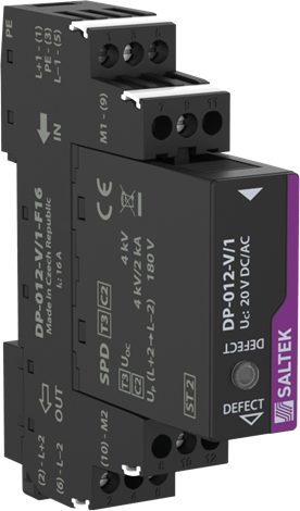 DP-012-V/1-F16 přepěťová ochrana napájení, do 12 V DC, výměnný modul