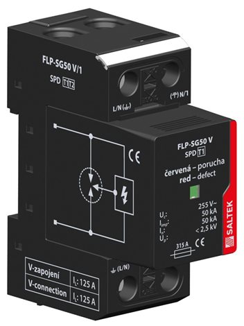 FLP-SG50 V/1 svodič bleskových proudů SPD typu 1