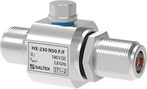 HX-230 N50 F/F svodič bleskových proudů pro koaxiální vedení (anténní svody)