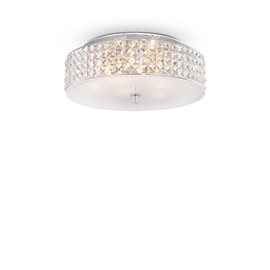 ROMA PL6 stropní přisazené svítidlo 6x G9 LED 3W 370lm 3000K 40cm IP20, chromové