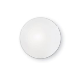 SIMPLY PL1 přisazené svítidlo 1x E27 60W bez zdroje 25cm IP20, bílé