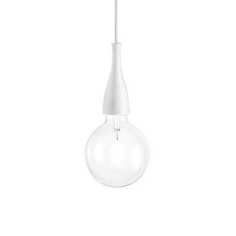 MINIMAL SP1 závěsné svítidlo 1x E27 LED 8W 1050lm 3000K 12,5cm IP20, bílé 1