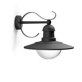 01816/30/PN Topiary venkovní nástěnné svítidlo 1xE27 60W bez zdroje IP44, černé