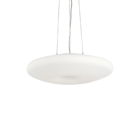 GLORY SP3 závěsné svítidlo 3x E27 60W bez zdroje 50cm IP20, bílé sklo 1