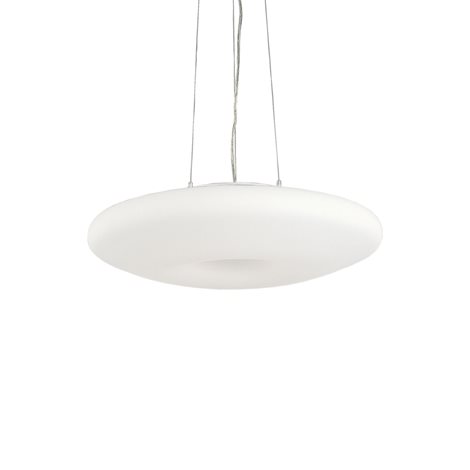 GLORY SP5 závěsné svítidlo 5x E27 60W bez zdroje 60cm IP20, bílé sklo 1