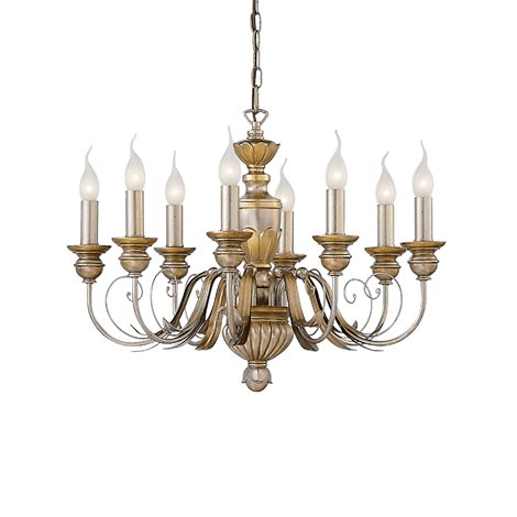 FIRENZE SP8 závěsné svítidlo 8x E14 40W bez zdroje 64cm IP20, zlaté 1