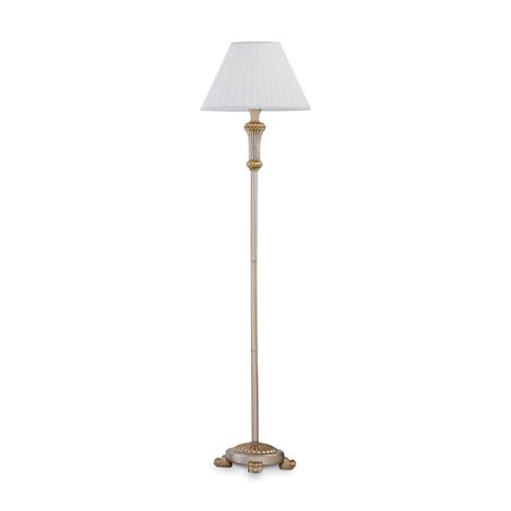 FIRENZE PT1 stojací lampa 1x E27 60W bez zdroje 165cm IP20, zlatá + antická bílá