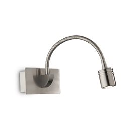 DYNAMO AP1 nástěnné bodové LED svítidlo 1x 3W 200lm 4000K 11,5cm IP20, niklové