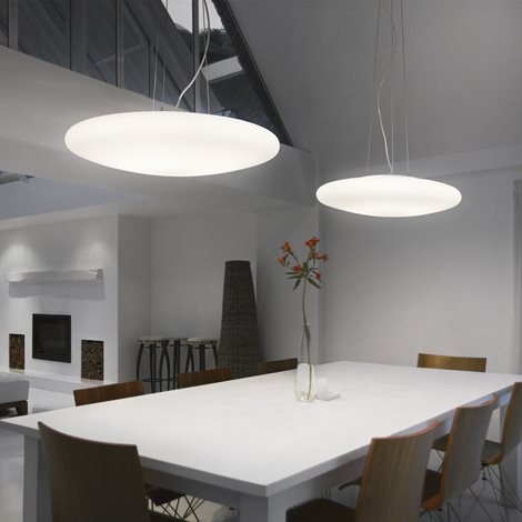 SMARTIES BIANCO SP5 závěsné svítidlo 5x E27 60W bez zdroje 60cm IP20, bílé 2