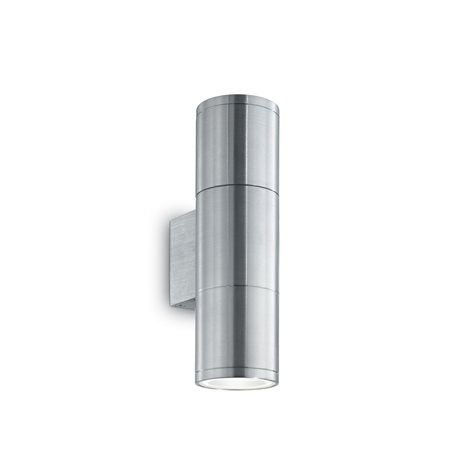 GUN AP2 SMALL venkovní nástěnné svítidlo 2x GU10 35W bez zdroje 21cm IP44, hliníkové 1