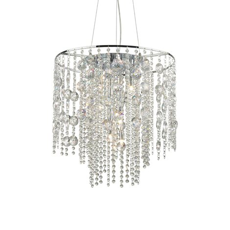 EVASIONE SP10 závěsné svítidlo 10x G9 LED 3W 370lm 3000K 51cm IP20, chromové 1