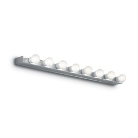 PRIVE' AP8 nástěnné svítidlo 8x E14 40W bez zdroje 80,5cm IP20, chromové