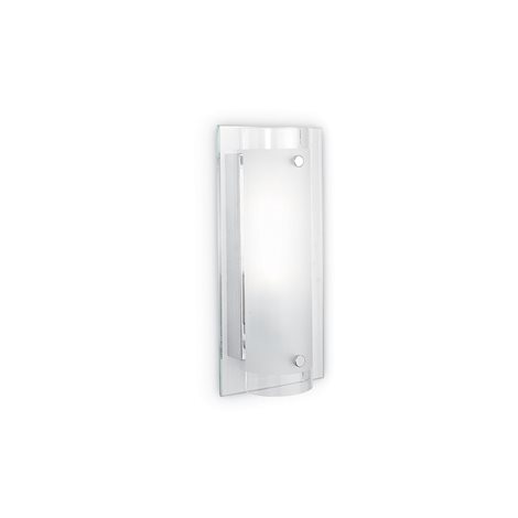 TUDOR AP1 nástěnné svítidlo 1x E14 40W bez zdroje 25cm IP20, čiré/pískované sklo 1