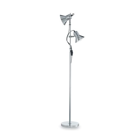 POLLY PT2 stojací lampa 2x E27 60W bez zdroje 154cm IP20, chromové 1