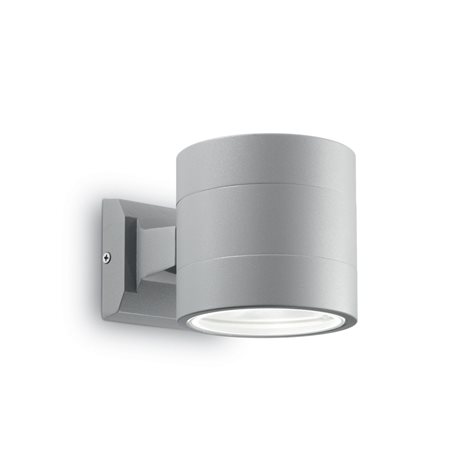 SNIF ROUND AP1 venkovní nástěnné svítidlo 1x G9 40W bez zdroje 11cm kulaté IP44, šedé