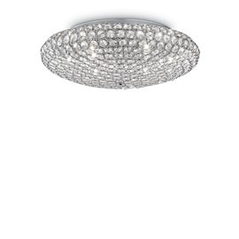 KING PL9 přisazené svítidlo 9x G9 LED 3W 370lm 3000K 54cm IP20, chromové