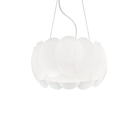 OVALINO SP5 závěsné svítidlo 5x E27 60W bez zdroje 44cm IP20, bílé 1