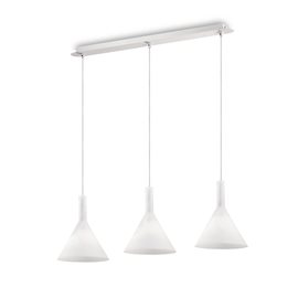 COCKTAIL SP3 závěsné svítidlo 3x E14 40W bez zdroje 82cm IP20, bílé