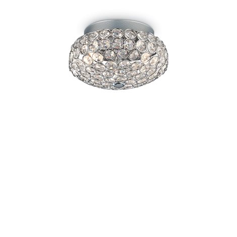 KING PL3 přisazené svítidlo 3x G9 LED 3W 370lm 3000K 38cm IP20, chromové 1