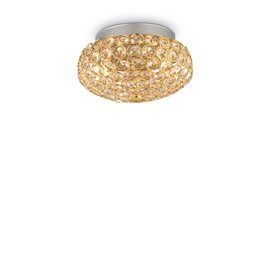 KING PL3 přisazené svítidlo 3x G9 LED 3W 370lm 3000K 38cm IP20, zlaté