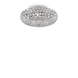 KING PL5 přisazené svítidlo 5x G9 LED 3W 370lm 3000K 38cm IP20, chromové