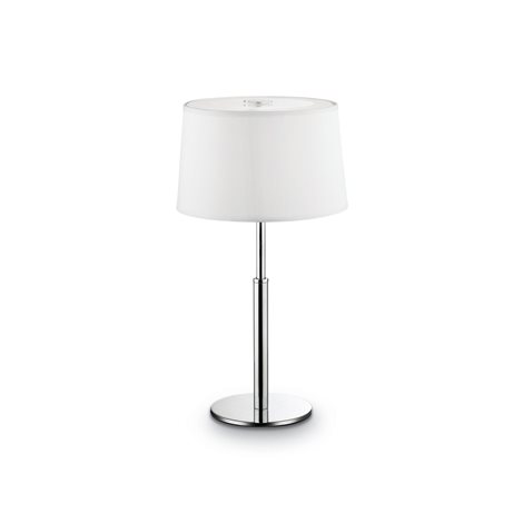HILTON TL1 stolní lampa 1x G9 LED 3W 370lm 3000K 35cm IP20, bílá + chrom 1