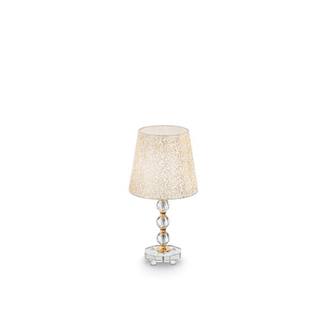 QUEEN TL1 stolní lampa 1x E27 60W bez zdroje 47cm IP20, zlatá 1