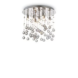 MOONLIGHT PL8 stropní svítidlo 8x G9 LED 3W 370lm 3000K 40cm IP20, chromové