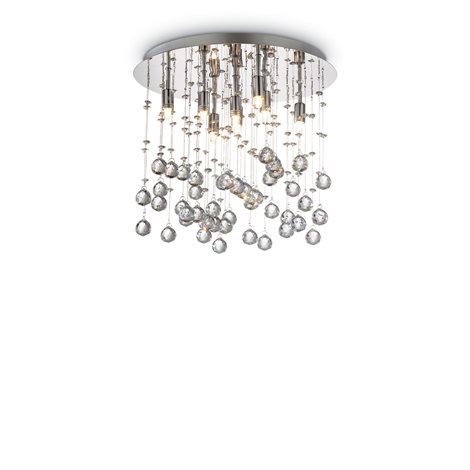 MOONLIGHT PL8 stropní svítidlo 8x G9 LED 3W 370lm 3000K 40cm IP20, chromové 1