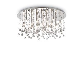 MOONLIGHT PL15 stropní svítidlo 15x G9 LED 3W 370lm 3000K 80cm IP20, chromové