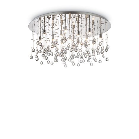 MOONLIGHT PL15 stropní svítidlo 15x G9 LED 3W 370lm 3000K 80cm IP20, chromové