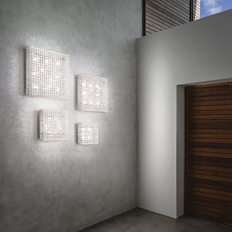 ADMIRAL PL8 přisazené svítidlo 8x G9 LED 3W 370lm 3000K 51cm IP20, chromové 3
