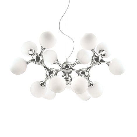 NODI SP15 závěsné svítidlo 15x E14 40W bez zdroje 105cm IP20, bílé 1
