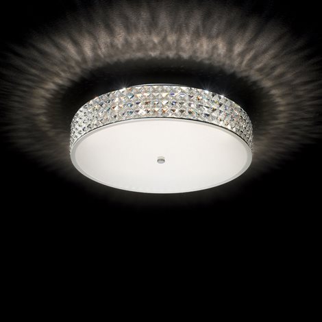 ROMA PL9 stropní přisazené svítidlo 9x G9 LED 3W 370lm 3000K 50cm IP20, chromové 2