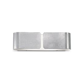 CLIP AP2 small nástěnné svítidlo 2x E27 60W bez zdroje 44cm IP20, stříbrné