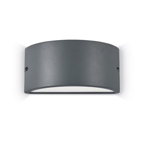 REX-2 AP1 venkovní nástěnné svítidlo 1x E27 60W bez zdroje 25cm IP44, antracitové 1