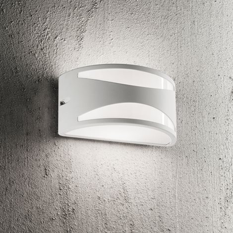 REX-3 AP1 venkovní nástěnné svítidlo 1x E27 60W bez zdroje 25cm IP44, bílé 2