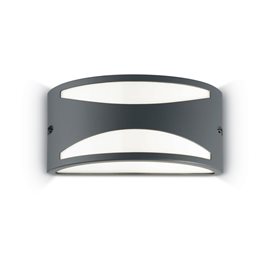 REX-3 AP1 venkovní nástěnné svítidlo 1x E27 60W bez zdroje 25cm IP44, antracitové