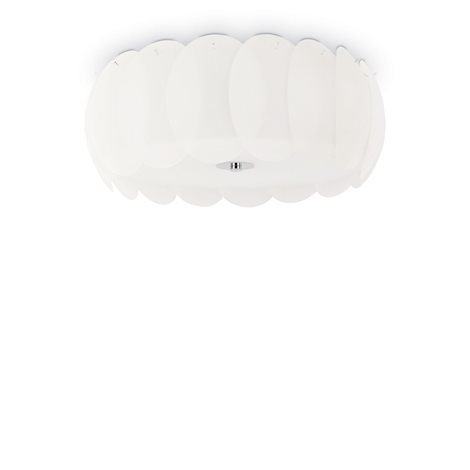 OVALINO PL8 stropní přisazené svítidlo 8x E27 60W bez zdroje 52cm IP20, bílé 1