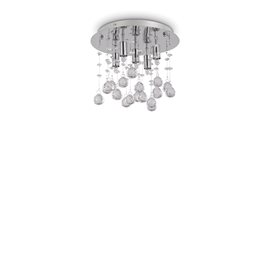 MOONLIGHT PL5 stropní svítidlo 5x G9 LED 3W 370lm 3000K 26cm IP20, chromové
