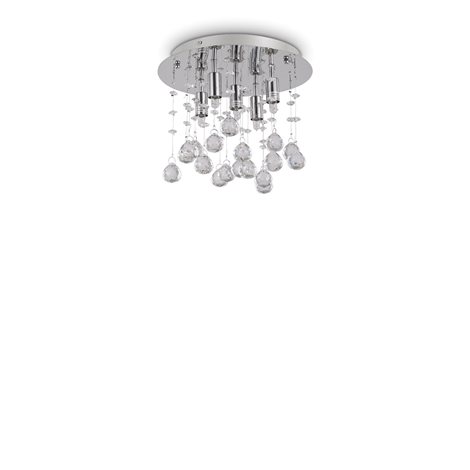 MOONLIGHT PL5 stropní svítidlo 5x G9 LED 3W 370lm 3000K 26cm IP20, chromové 1