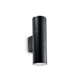 GUN AP2 SMALL venkovní nástěnné svítidlo 2x GU10 35W bez zdroje 21cm IP44, černé