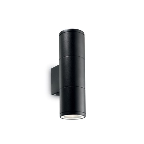 GUN AP2 SMALL venkovní nástěnné svítidlo 2x GU10 35W bez zdroje 21cm IP44, černé 1