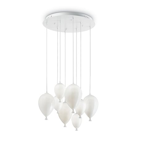 CLOWN SP8 závěsné svítidlo 8x G9 LED 3W 370lm 3000K 50cm IP20, bílé 1
